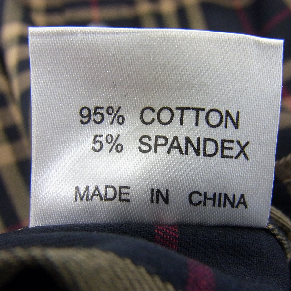 実際に弊社で買取させて頂いた【未使用】BURBERRY LONDON/バーバリーロンドン チェック柄/ホース刺繍 長袖シャツ Mの画像 4枚目