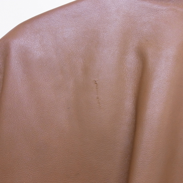 実際に弊社で買取させて頂いたBROOKS BROTHERS/ブルックスブラザーズ レザーブルゾン/Mの画像 5枚目