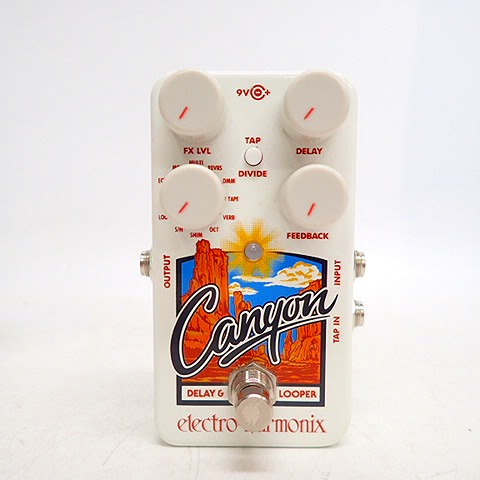実際に弊社で買取させて頂いた【音出し確認済】Electro-Harmonix/エレクトロハーモニックス CANYON Delay & Looper エフェクターの画像 1枚目