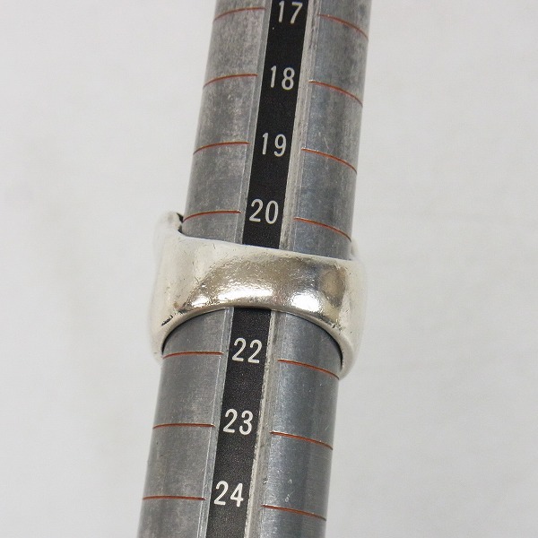 実際に弊社で買取させて頂いたCRAZY PIG/クレイジーピッグ ラージエビルスカルリング 20.5-21号の画像 8枚目