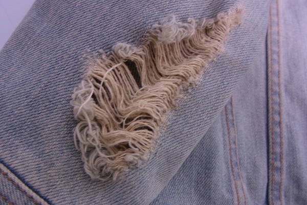 実際に弊社で買取させて頂いたFACTOTUM/ファクトタム カスタムデニムジャケット/46の画像 8枚目