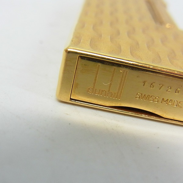 実際に弊社で買取させて頂いたdunhill/ダンヒル ローラー ガスライター ゴールド の画像 5枚目