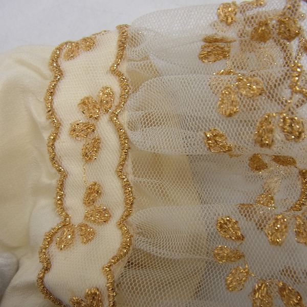 実際に弊社で買取させて頂いたCELINE/セリーヌ フリル付きブラウス SETA SILK/シルク/38の画像 5枚目