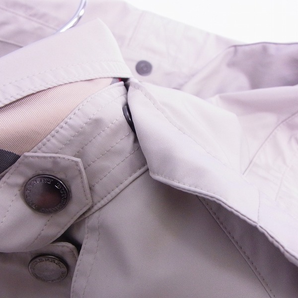 実際に弊社で買取させて頂いたBURBERRY LONDON/バーバリーロンドン ジップアップ ブルゾン ベージュ/160Aの画像 7枚目