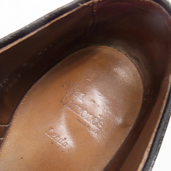 実際に弊社で買取させて頂いたAllen Edmonds/アレンエドモンズ コードバン プレーントゥ レザーシューズ LEEDS 9581/10Eの画像 4枚目