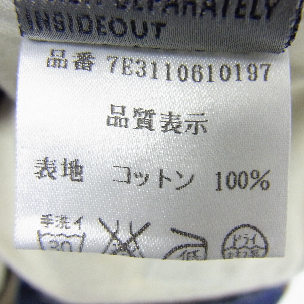 実際に弊社で買取させて頂いたDIOR HOMME/ディオールオム 08SS ストレート デニムパンツ アンダーマイカー 7E3110610197/31の画像 5枚目