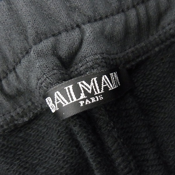 実際に弊社で買取させて頂いたBALMAIN/バルマン 16SS バイカースウェットパンツ/S6HJ583D328/XSの画像 2枚目