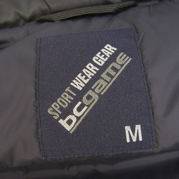 実際に弊社で買取させて頂いたBack Channel/バックチャンネル bcgame ダウンジャケット/Mの画像 2枚目