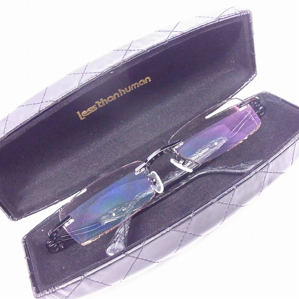 実際に弊社で買取させて頂いたless than human/レスザンヒューマン SC 眼鏡/メガネフレームの画像 7枚目