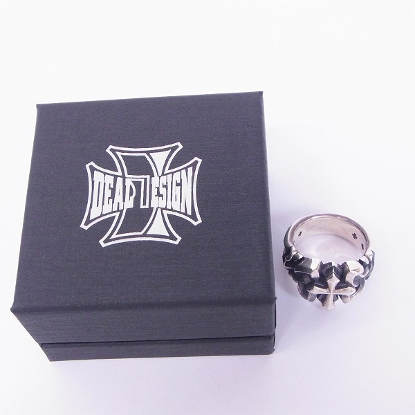 実際に弊社で買取させて頂いたDEAL DESIGN/ディールデザイン トリニティ クロスリング 22号の画像 7枚目