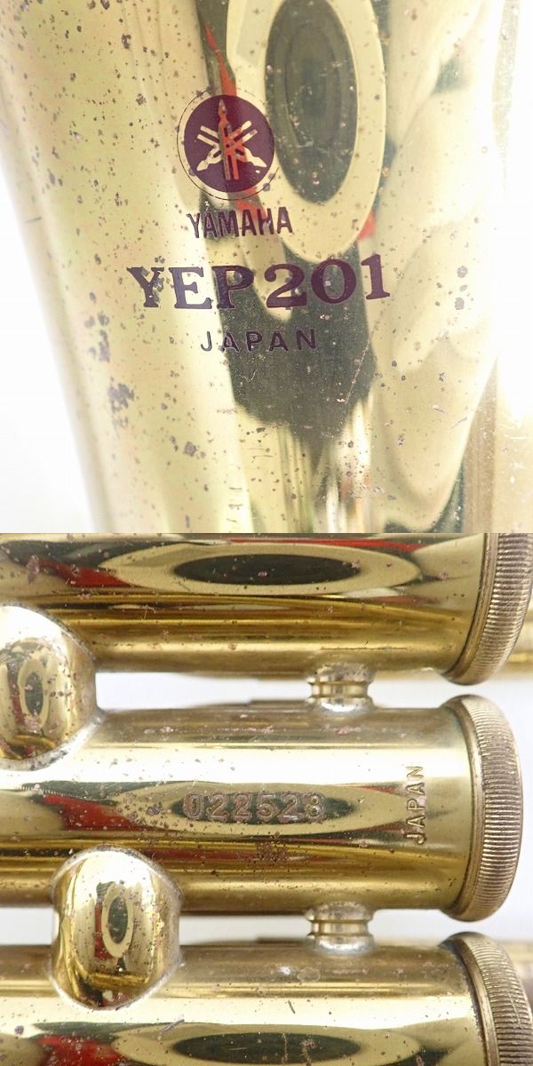実際に弊社で買取させて頂いた★【難あり品】YAMAHA/ヤマハ YEP-201/YEP201 ユーフォニアムの画像 2枚目