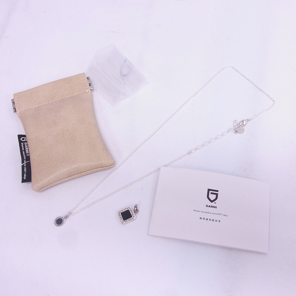 実際に弊社で買取させて頂いたGARNI/ガルニ スクエアペンダント/ネックレスチェーン 2点セットの画像 3枚目