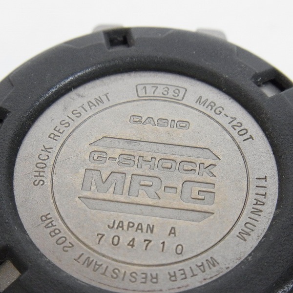 実際に弊社で買取させて頂いたG-SHOCK/G-ショック MR-G/アナログ フルメタル MRG-120T-1A【動作未確認】の画像 3枚目