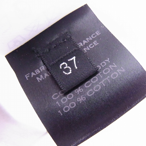 実際に弊社で買取させて頂いたBALMAIN/バルマン 17SS レースアップデザインプルオーバーシャツ S7H109T050/37の画像 3枚目