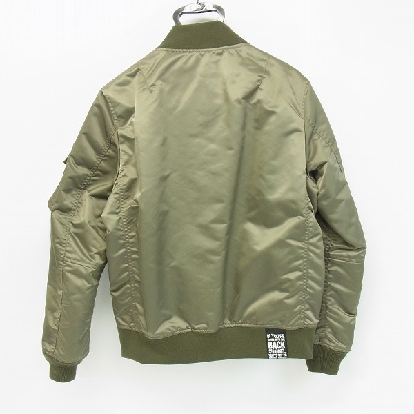 実際に弊社で買取させて頂いたBack Channel/バックチャンネル MA-1 フライトジャケット リバーシブル ゴーストライオンカモ/Mの画像 1枚目