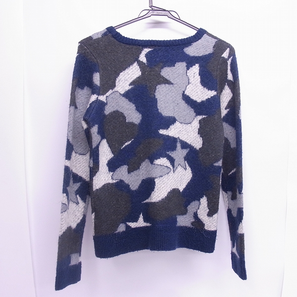 実際に弊社で買取させて頂いたM/エム ビッグカモ ニットセーター/Sの画像 1枚目