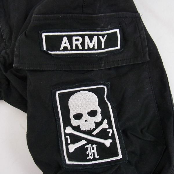 実際に弊社で買取させて頂いたHYDROGEN/ハイドロゲン PANTALONE DENIM/ワッペンカーゴパンツ 32の画像 7枚目