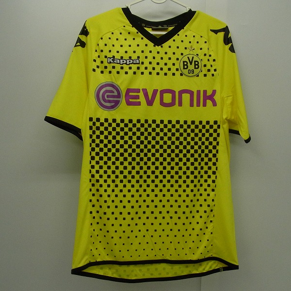 実際に弊社で買取させて頂いたKappa/カッパ EVONIK ボルシアドルトムント BVB09 半袖ユニフォーム ♯23 香川真司 M