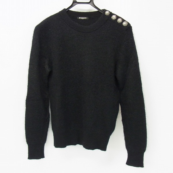実際に弊社で買取させて頂いたBALMAIN/バルマン 14FW コンチョボタン付ニット/W4HM654C602/XS