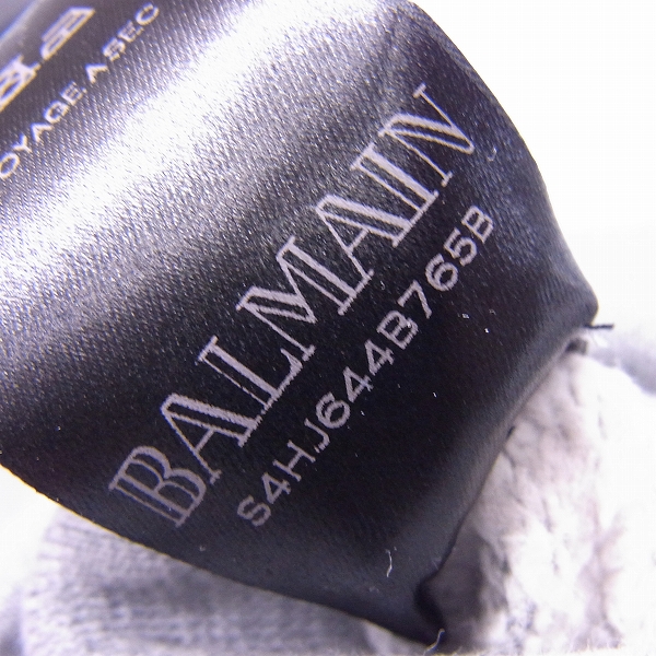 実際に弊社で買取させて頂いたBALMAIN/バルマン 14SS ノースリーブ ジップ パーカー S4HJ644B765B/XSの画像 7枚目