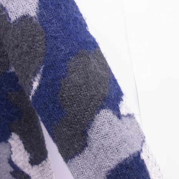 実際に弊社で買取させて頂いたM/エム ビッグカモ ニットセーター/Sの画像 5枚目