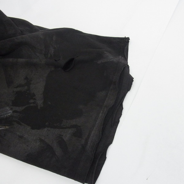 実際に弊社で買取させて頂いたBALMAIN/バルマン スネークプリントダメージ加工Tシャツ/W7H8063I073D/TUの画像 7枚目