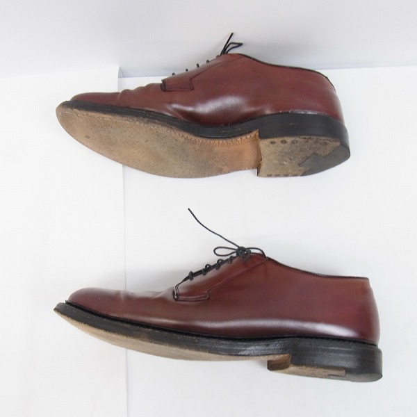実際に弊社で買取させて頂いたAllen Edmonds/アレンエドモンズ コードバン プレーントゥ レザーシューズ LEEDS 9581/10Eの画像 3枚目