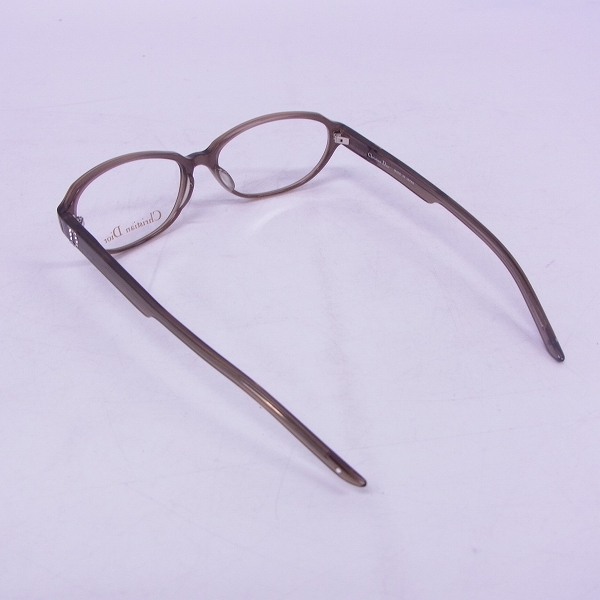 実際に弊社で買取させて頂いたChristian Dior/クリスチャンディオール メガネフレーム ブラウン CD-7014J C4Bの画像 1枚目