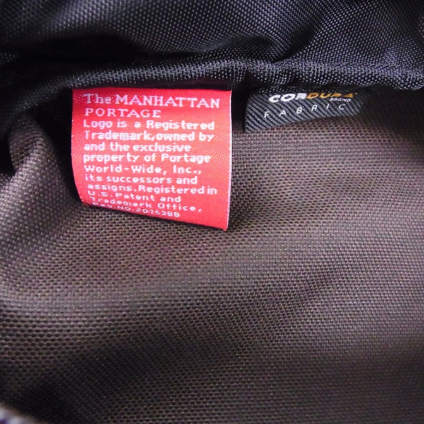 実際に弊社で買取させて頂いたharris tweed×Manhattan Portage/ハリスツイード×マンハンタンポーテージ ウエストバッグの画像 5枚目