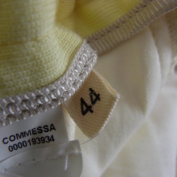 実際に弊社で買取させて頂いたMARNI/マルニ COMMESSA コットンハーフパンツ イエロー/黄色 44の画像 4枚目