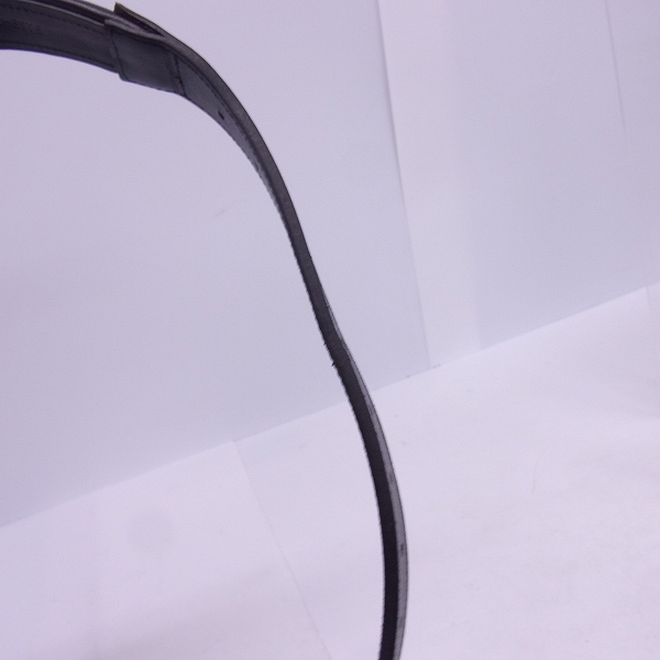 実際に弊社で買取させて頂いたBALMAIN/バルマン キルティング レザーベルト 71.A102.P037/80の画像 7枚目