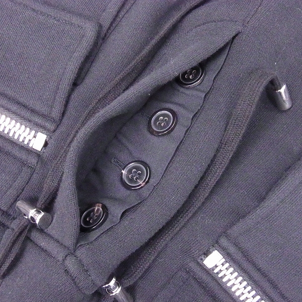 実際に弊社で買取させて頂いたBALMAIN/バルマン 16SS リブ付トラックパンツ/S6HJ515B928/XSの画像 2枚目