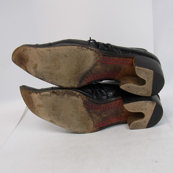 実際に弊社で買取させて頂いたHIROMU TAKAHARA/ヒロムタカハラ バターナイフ シューズ/41の画像 2枚目
