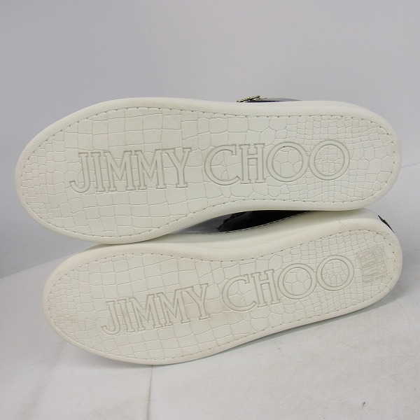 実際に弊社で買取させて頂いたJIMMY CHOO/ジミーチュウ パテントハイカットスニーカー 40の画像 2枚目