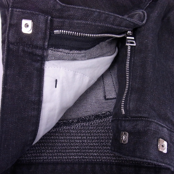 実際に弊社で買取させて頂いたBALMAIN/バルマン 16AW バイカー デニム パンツ W6HD572D204D/27の画像 3枚目