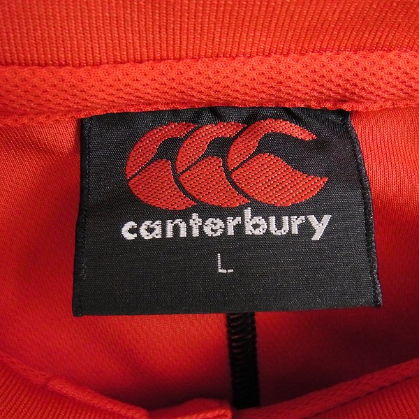 実際に弊社で買取させて頂いたCanterbury/カンタベリー ラグビー日本代表 ポロシャツ/パーカー/パンツ スウェット/L 3点セットの画像 2枚目