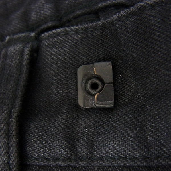 実際に弊社で買取させて頂いたBALMAIN/バルマン 14SS ボックスキルティングバイカーパンツ ブラック/S4HT537C489T/27の画像 8枚目