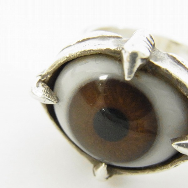 実際に弊社で買取させて頂いたCRAZY PIG/クレイジーピッグ 義眼 ヒューマンアイ リング/21.5号の画像 7枚目