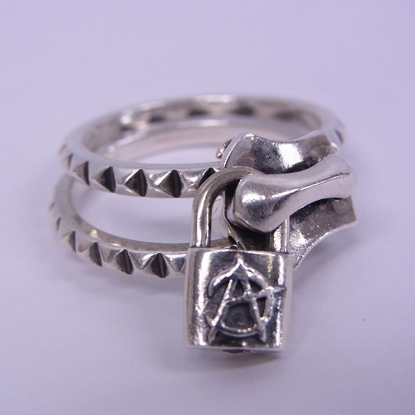 実際に弊社で買取させて頂いたDEAL DESIGN/ディールデザイン マジカルジップ リング/16.5号