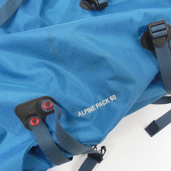 実際に弊社で買取させて頂いたmont-bell/モンベル ALPINE PACK 60 登山用 バッグパックの画像 5枚目