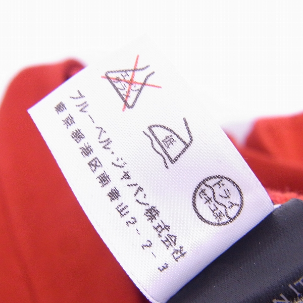 実際に弊社で買取させて頂いたBALMAIN/バルマン 16AW サイドジップ プルオーバーパーカー W6HJ642D552 レッド/XS の画像 5枚目