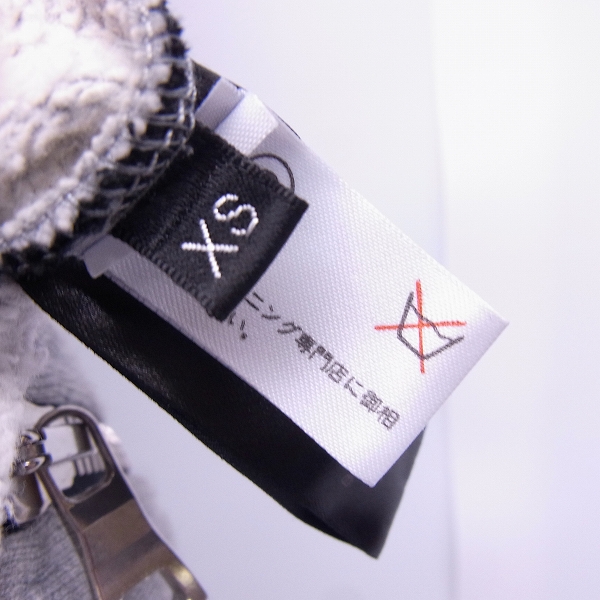 実際に弊社で買取させて頂いたBALMAIN/バルマン 14SS ノースリーブ ジップ パーカー S4HJ644B765B/XSの画像 4枚目