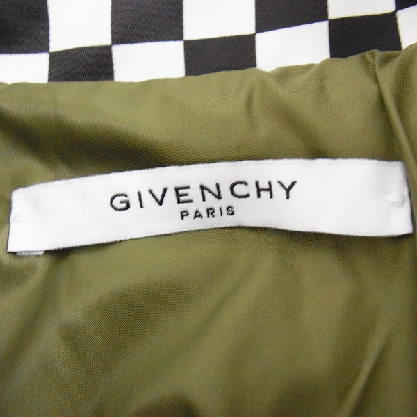 実際に弊社で買取させて頂いた【JPタグ】GIVENCHY/ジバンシー チェッカー柄 ジャケット/ブルゾン Size：50の画像 2枚目