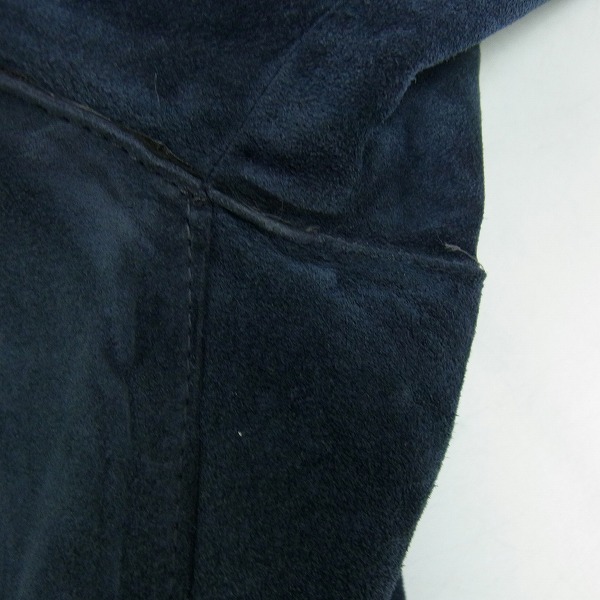 実際に弊社で買取させて頂いたMARNI/マルニ スエード レザー ロング コート/54の画像 7枚目