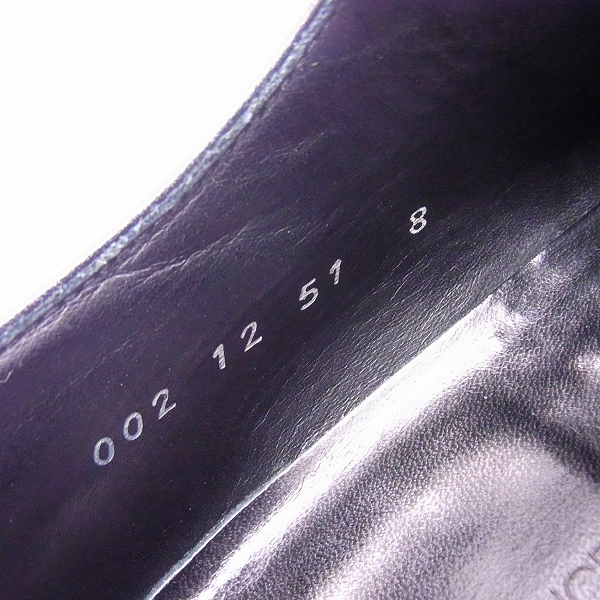 実際に弊社で買取させて頂いたJOHN LAWRENCE SULLIVAN/ジョンローレンスサリバン ウィングチップ スクエアトゥ ドレスシューズ/8の画像 5枚目