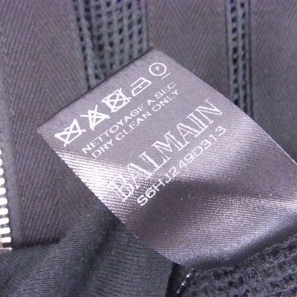 実際に弊社で買取させて頂いたBALMAIN/バルマン 16SS ジップアップ カーディガンパーカー/S6HJ249D313/XSの画像 6枚目