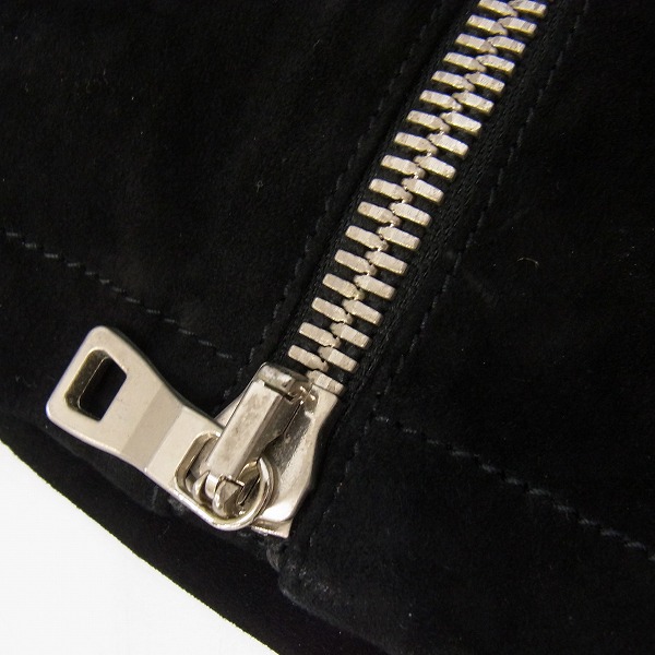 実際に弊社で買取させて頂いたBALMAIN/バルマン 15AW スエード バイカー パンツ W5HC519D116/XSの画像 7枚目