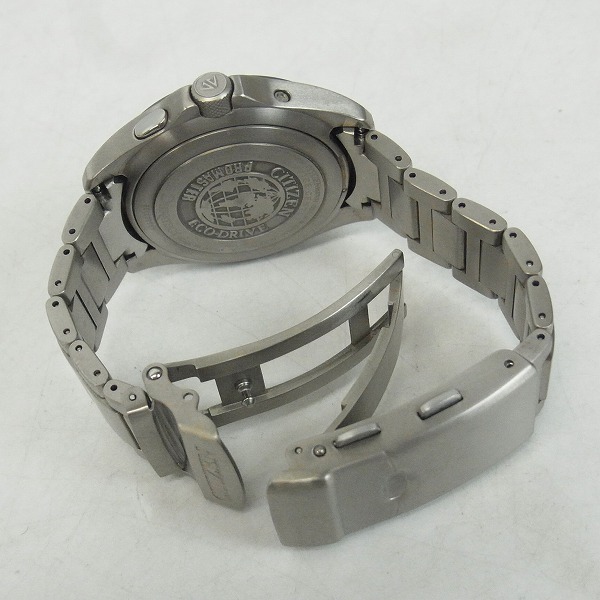 実際に弊社で買取させて頂いたCITIZEN/シチズン ECO-DRIVE PROMASTER/エコドライブ プロマスター 電波ソーラー H100-S074304の画像 2枚目