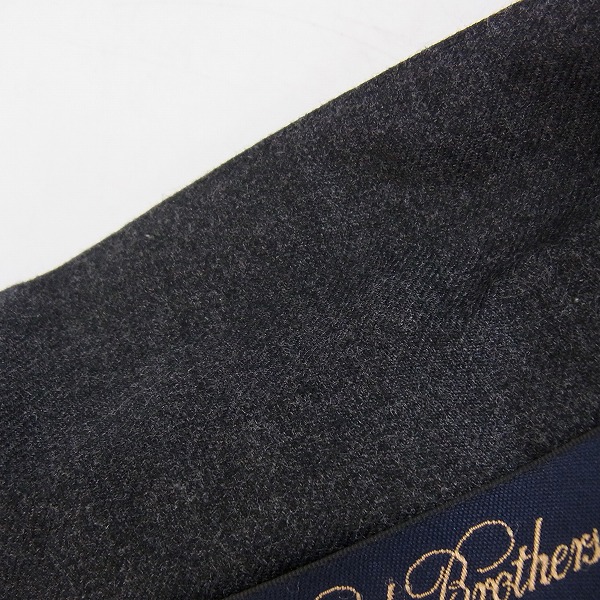 実際に弊社で買取させて頂いたBROOKS BROTHERS/ブルックスブラザーズ ジャケット パンツ スーツセットアップ グレー/39SHT/33Wの画像 4枚目