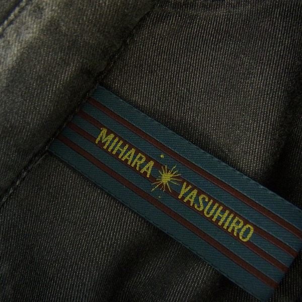 実際に弊社で買取させて頂いたMIHARAYASUHIRO/ミハラヤスヒロ ロングデニムシャツ 後染め/シワ加工 61023187/46の画像 2枚目